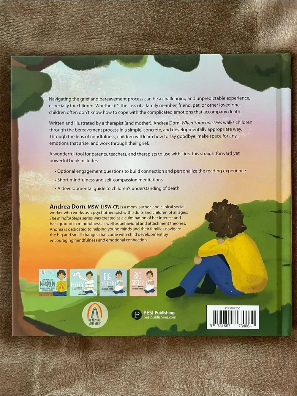 Andrea Dorn When Someone Dies Children's Illustrated Grief and Loss  Book